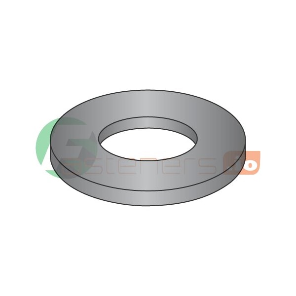 Newport Fasteners Flat Washer, For Screw Size 1/4" , 18-8 Stainless Steel Black Oxide Finish, 1000 PK 442313 - main